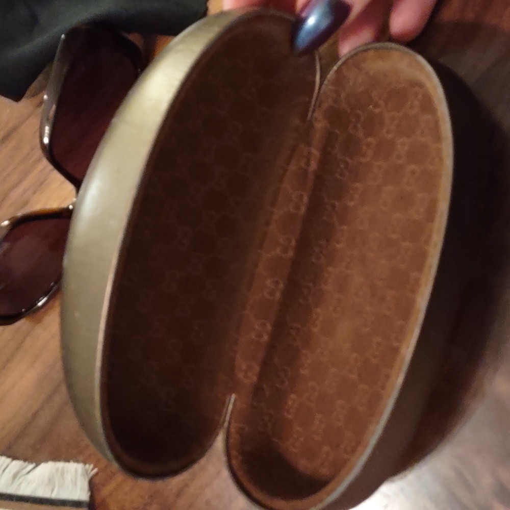 "Gucci" Guccissima Havana Style. Tortoise Shell Color Authentic Sunglasses. - Picture 12 of 17